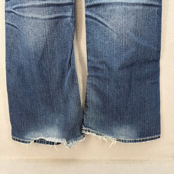 Silver Jeans Womens 29x31 (8) Blue Lola Flare Low Rise Boyfriend Y2K Jeans - Picture 12 of 16